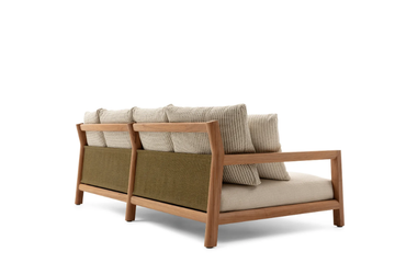 PABLO OUTDOOR - Teak garden sofa by B&B Italia Outdoor - view 3
